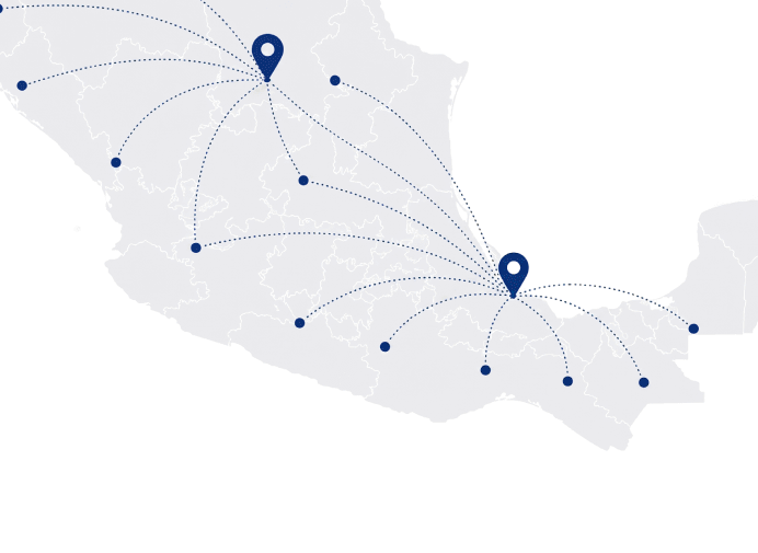 Mapa de cobertura en México
